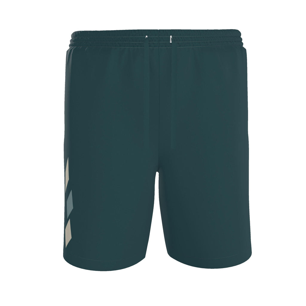 Petrol Oyster: original shorts front garment view.
