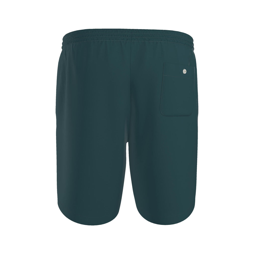 Petrol Oyster: original shorts back garment view.