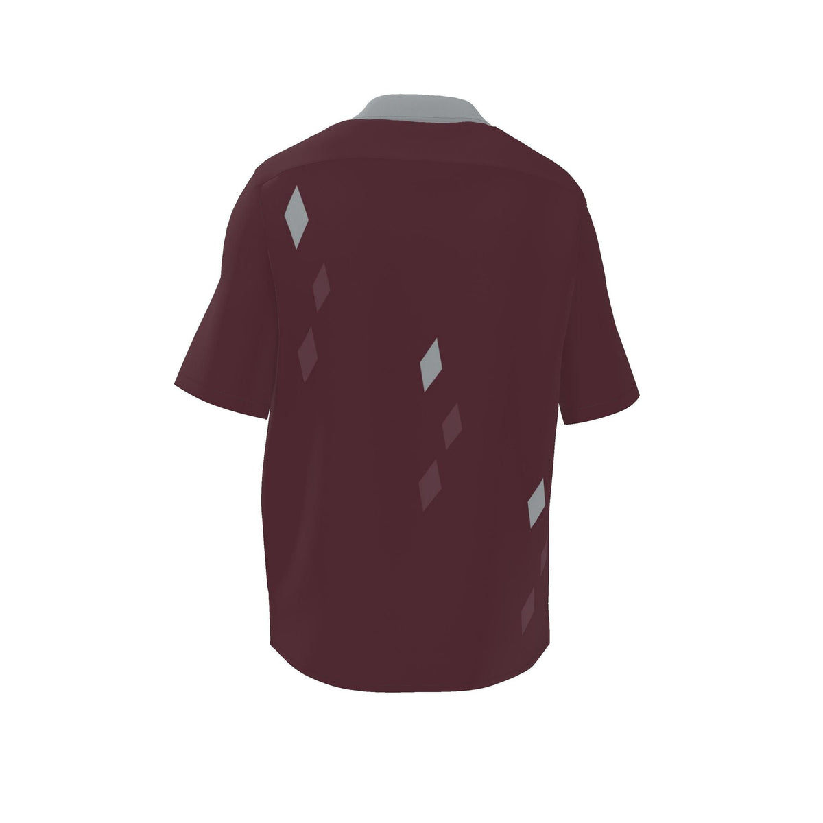 Bordeaux Pewter: original shirt back garment view.