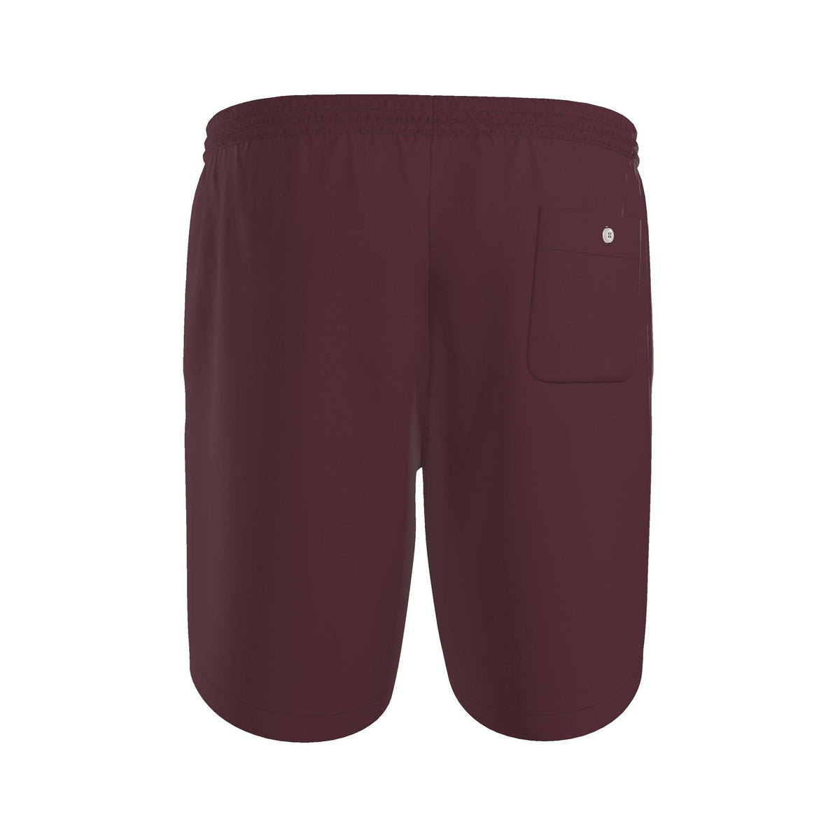 Bordeaux Pewter: original shorts back garment view.
