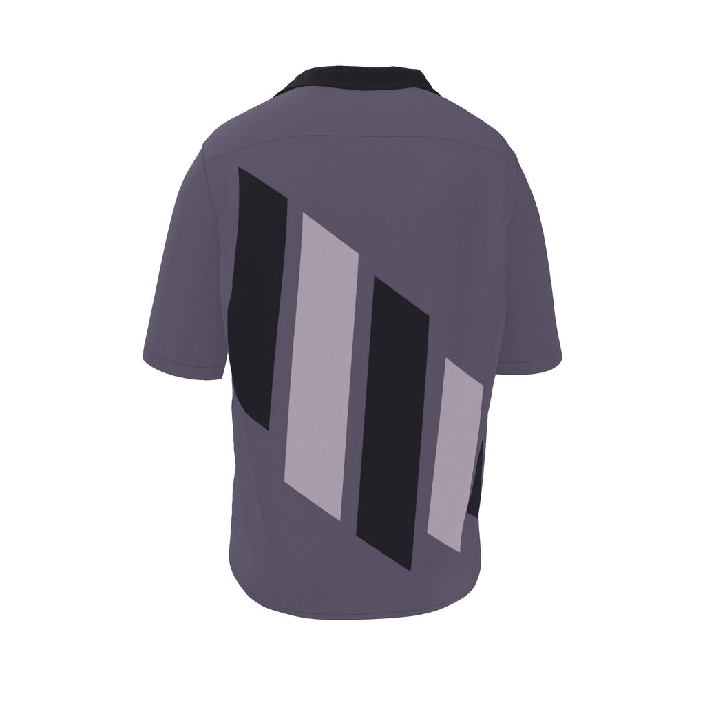 Amethyst Obsidian: original shirt back garment view.