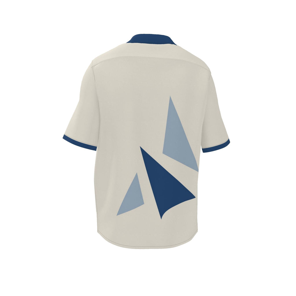 Porcelain Cobalt: original shirt back garment view.