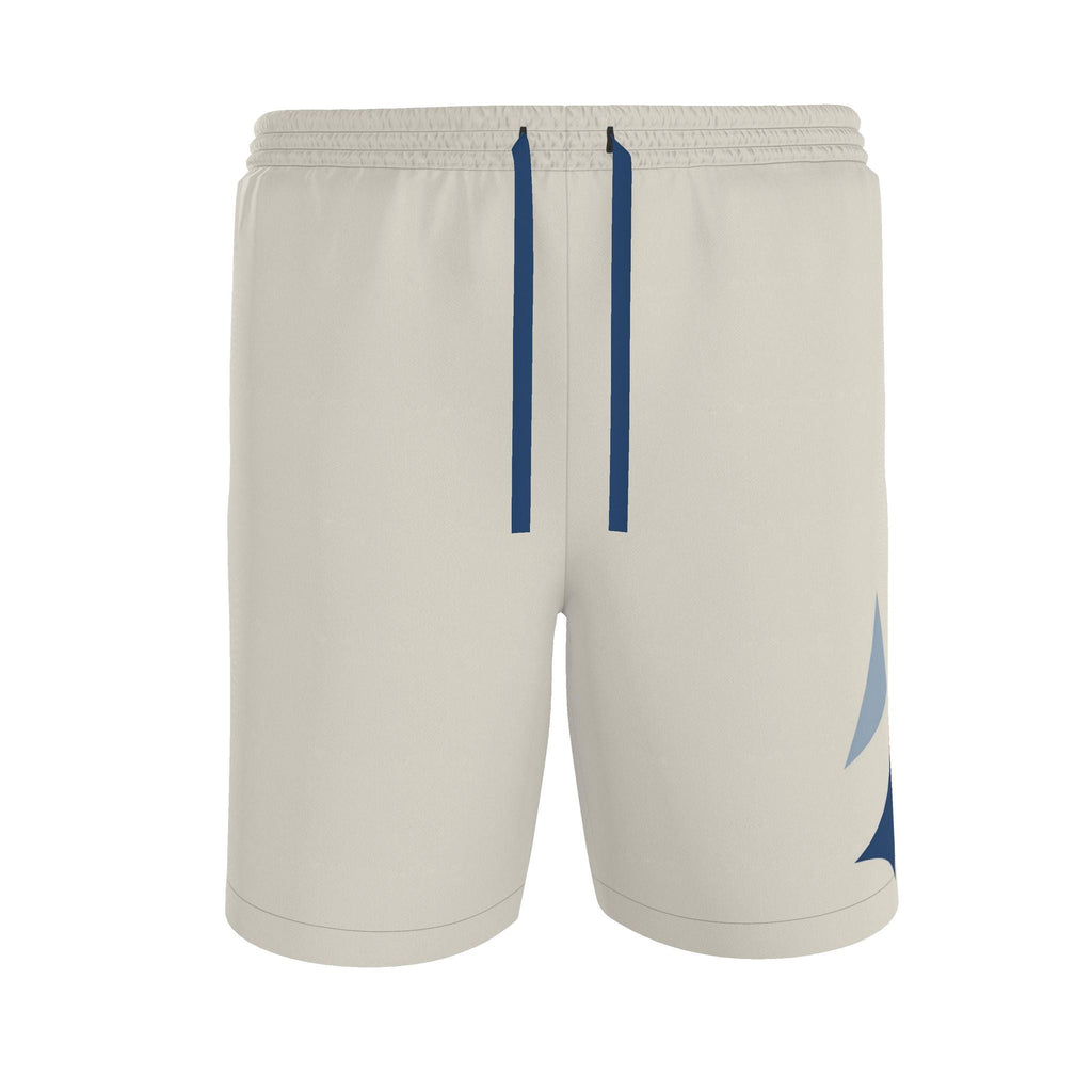 Porcelain Cobalt: original shorts front garment view.