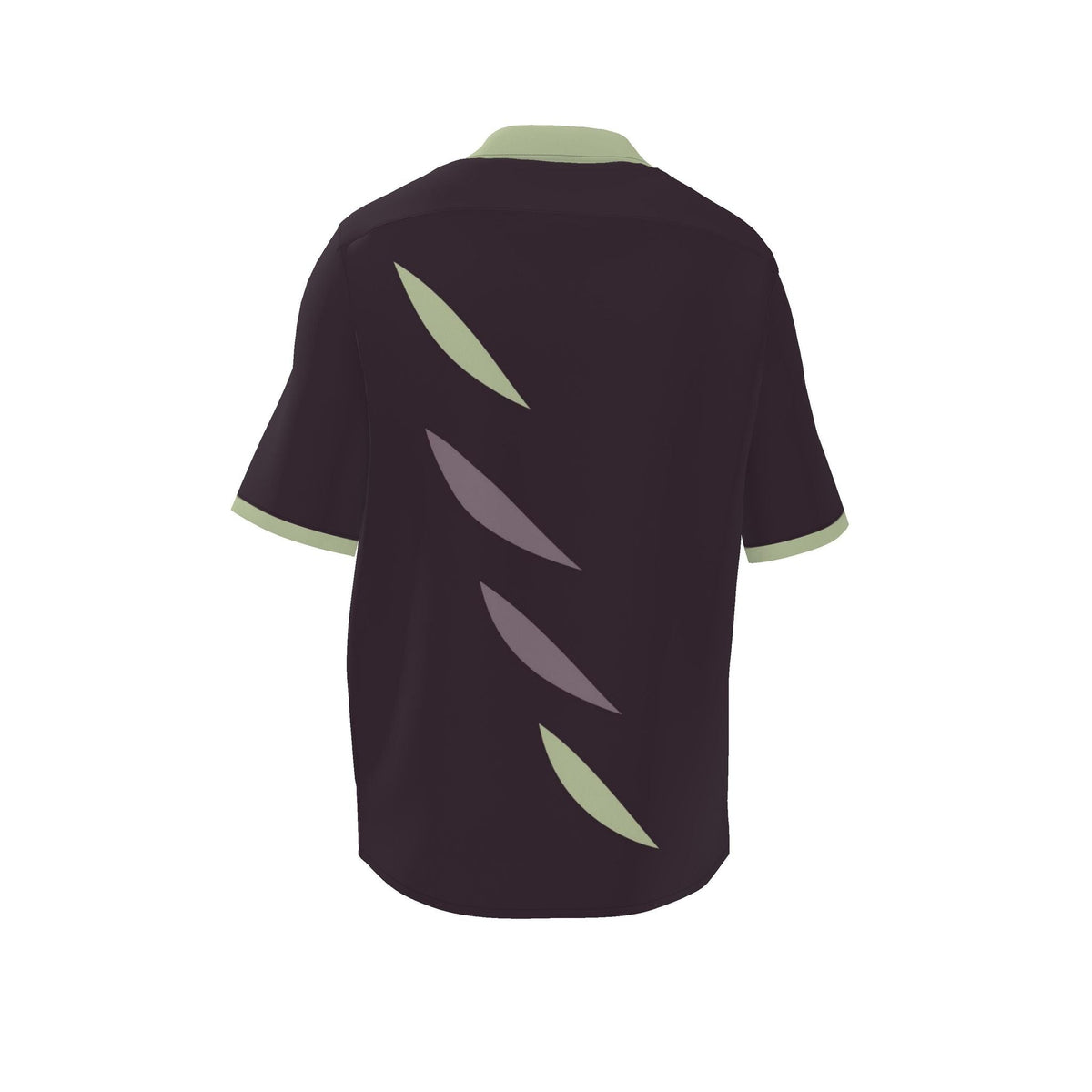 Black Cherry Pistachio: original shirt back garment view.