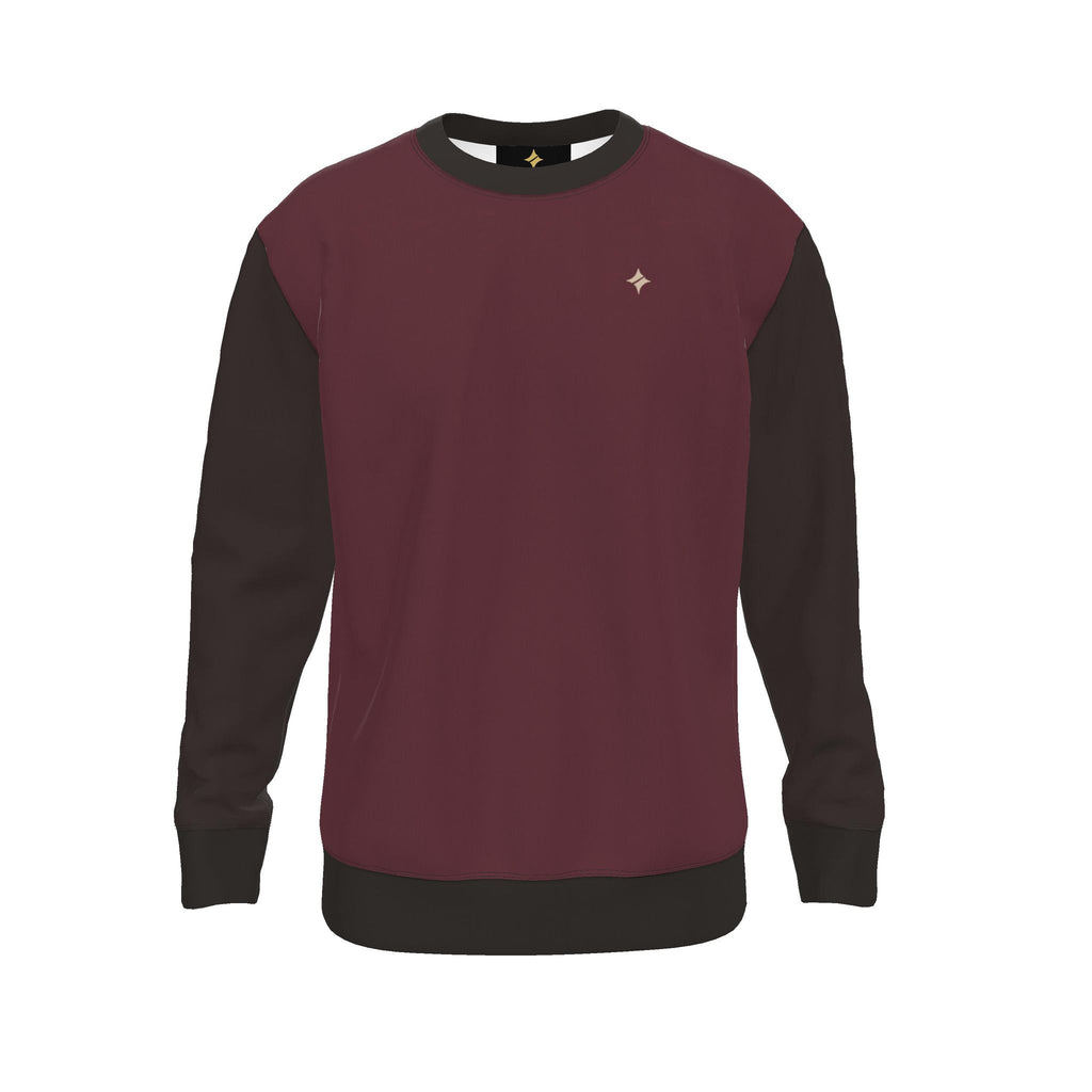 Bordeaux Cocoa Men's Luxury Nero Ponte Sweatshirt