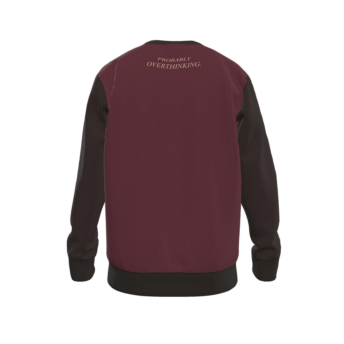 Bordeaux Cocoa Men's Luxury Nero Ponte Sweatshirt