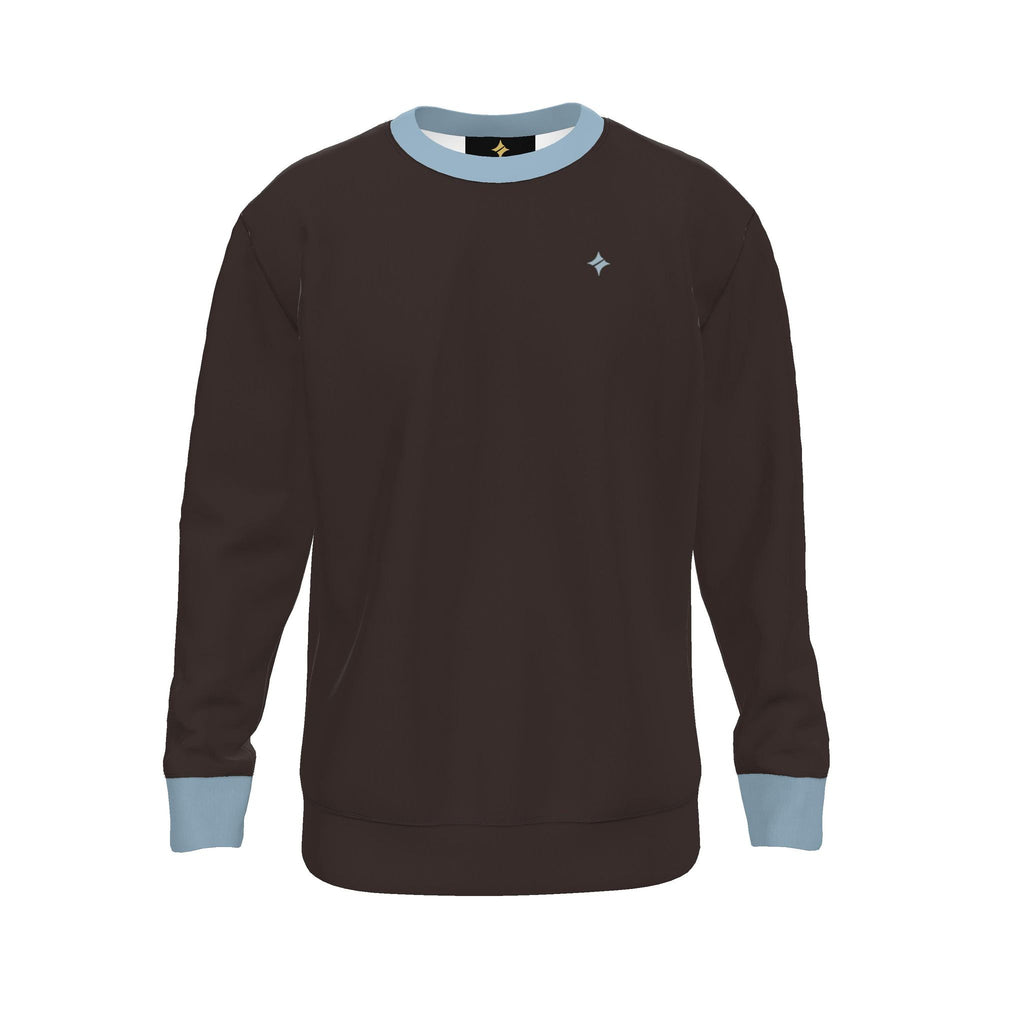 Espresso Glacier Men's Luxury Nero Ponte Sweatshirt