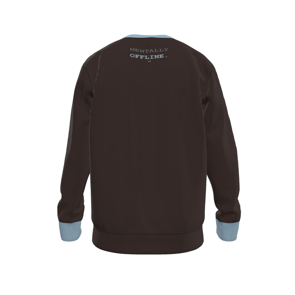 Espresso Glacier Men's Luxury Nero Ponte Sweatshirt