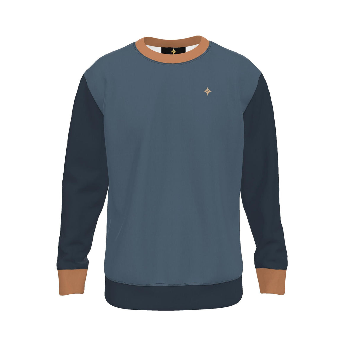 Slate Copper Men's Luxury Nero Ponte Sweatshirt