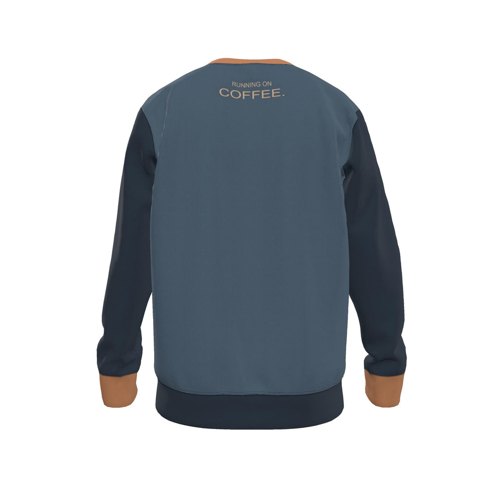 Slate Copper Men's Luxury Nero Ponte Sweatshirt