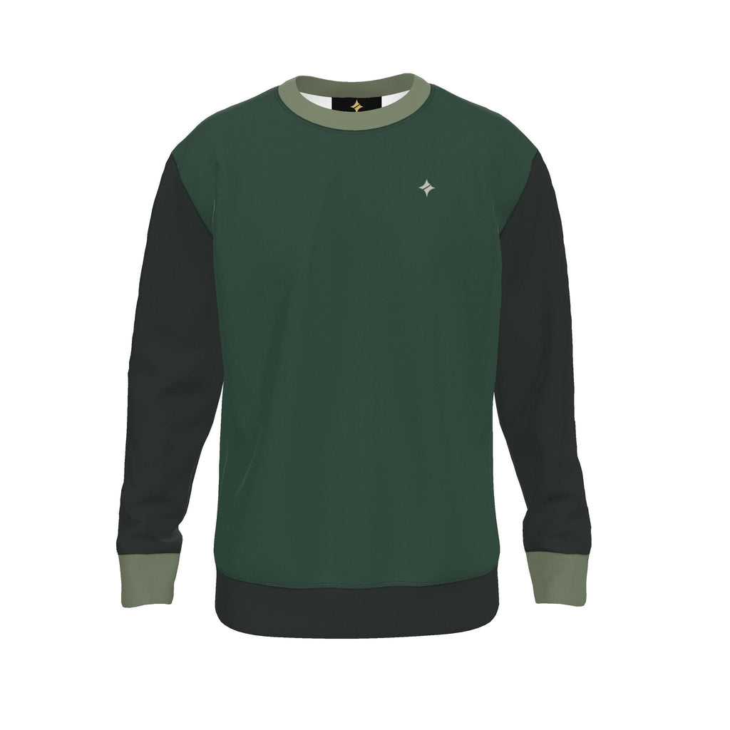 Forest Graphite Men's Luxury Nero Ponte Sweatshirt