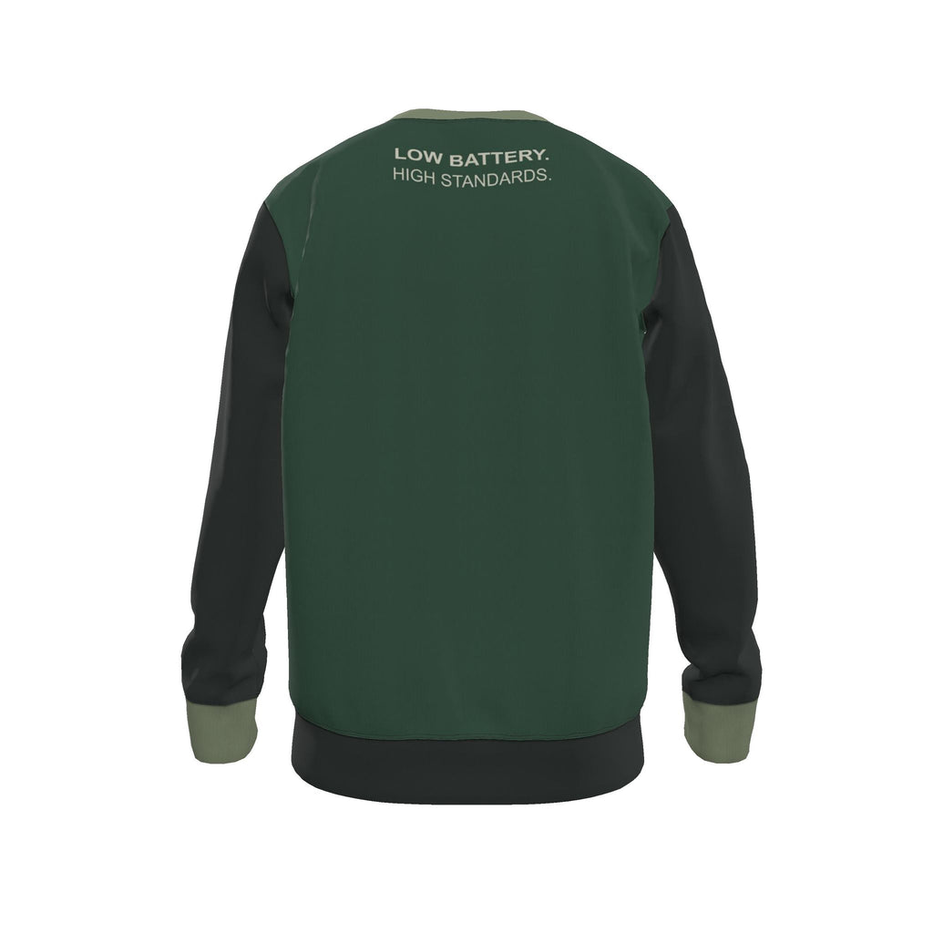 Forest Graphite Men's Luxury Nero Ponte Sweatshirt
