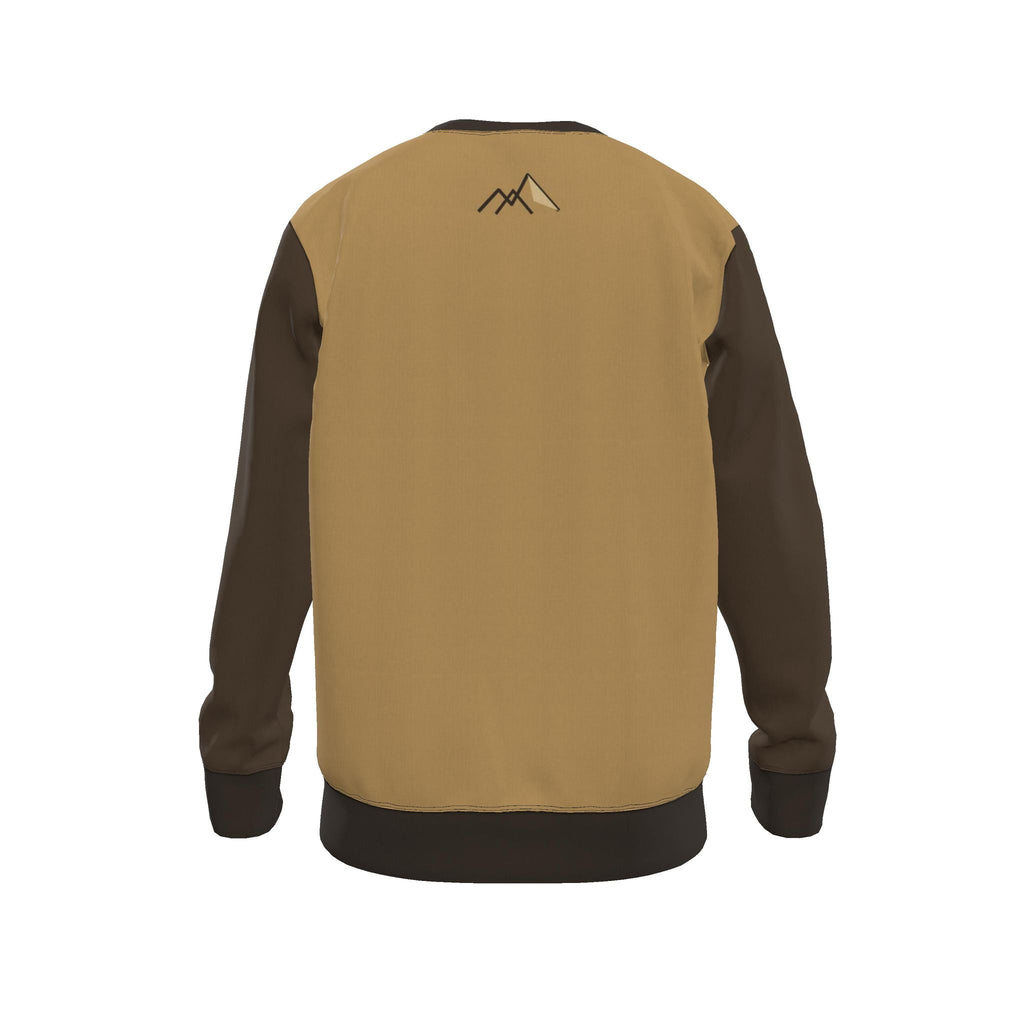 Honey Espresso Men's Luxury Nero Ponte Sweatshirt