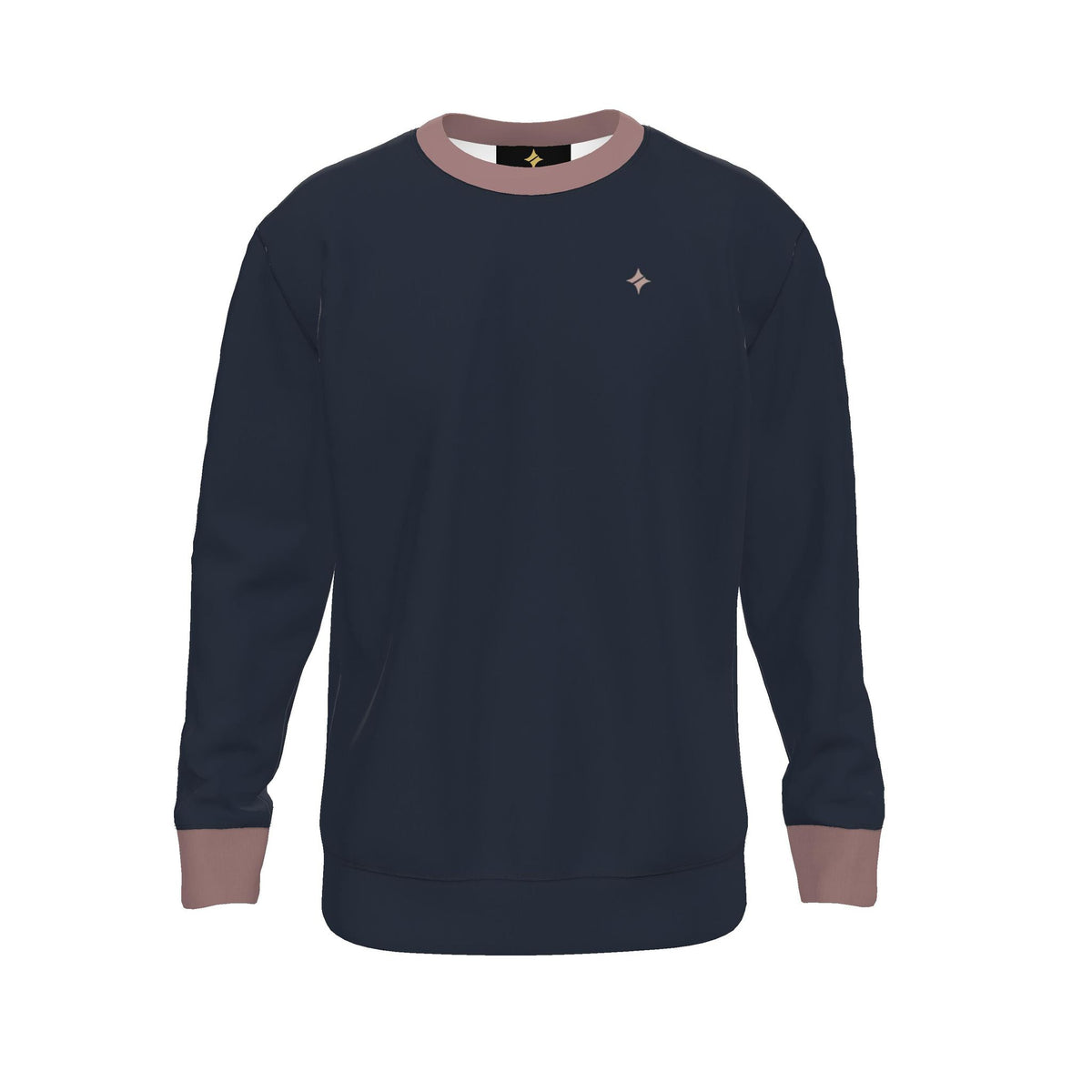 Ink Rosewood Men's Luxury Nero Ponte Sweatshirt