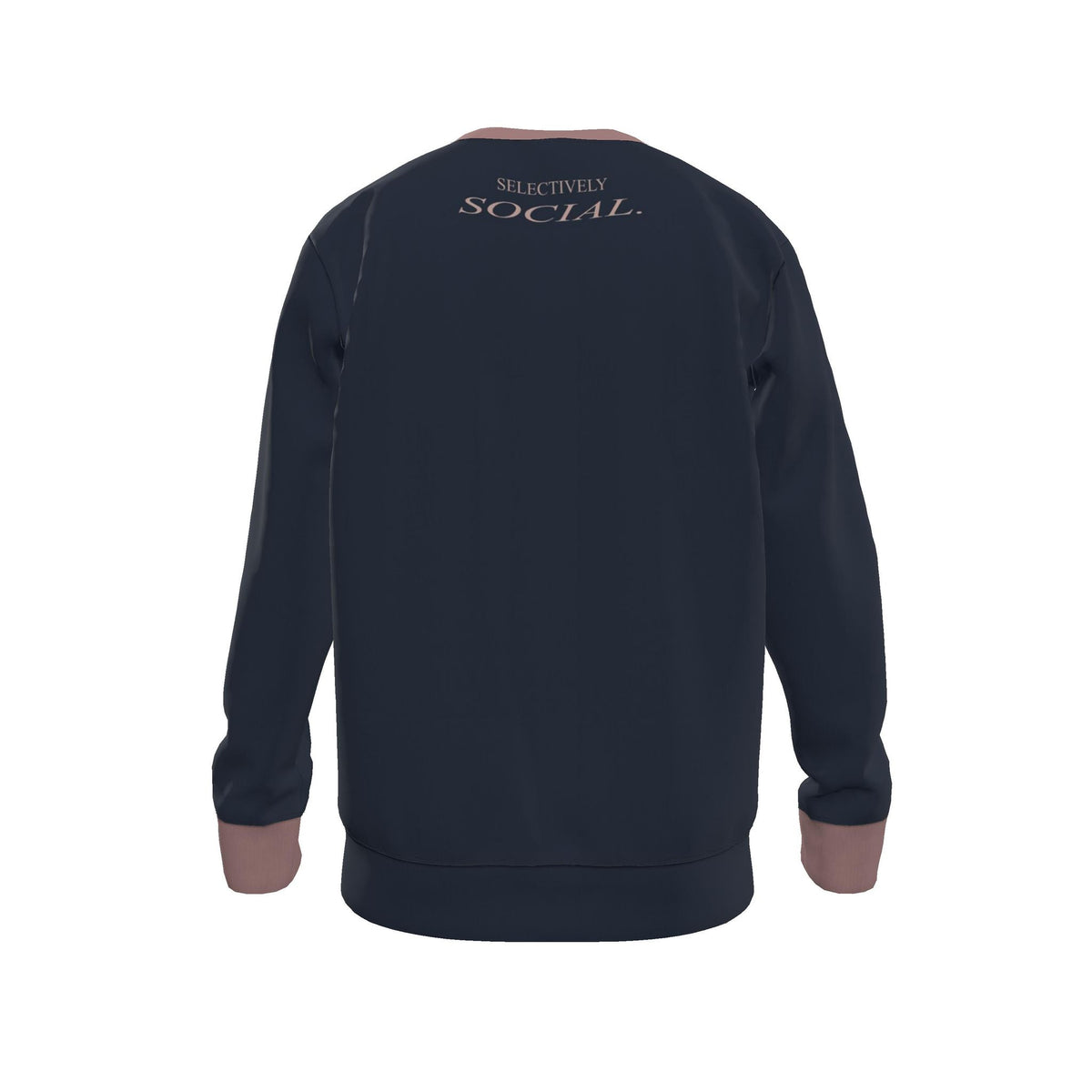 Ink Rosewood Men's Luxury Nero Ponte Sweatshirt