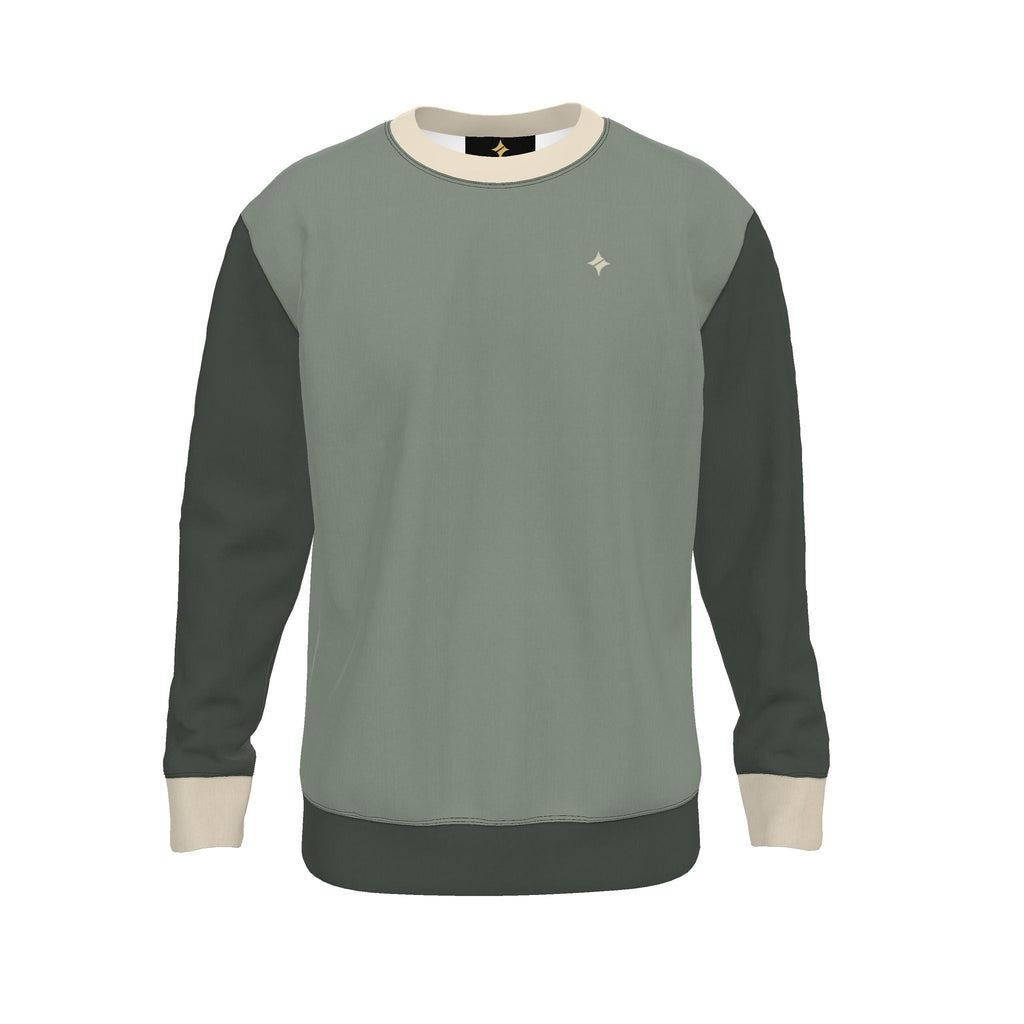 Mineral Sage Men's Luxury Nero Ponte Sweatshirt