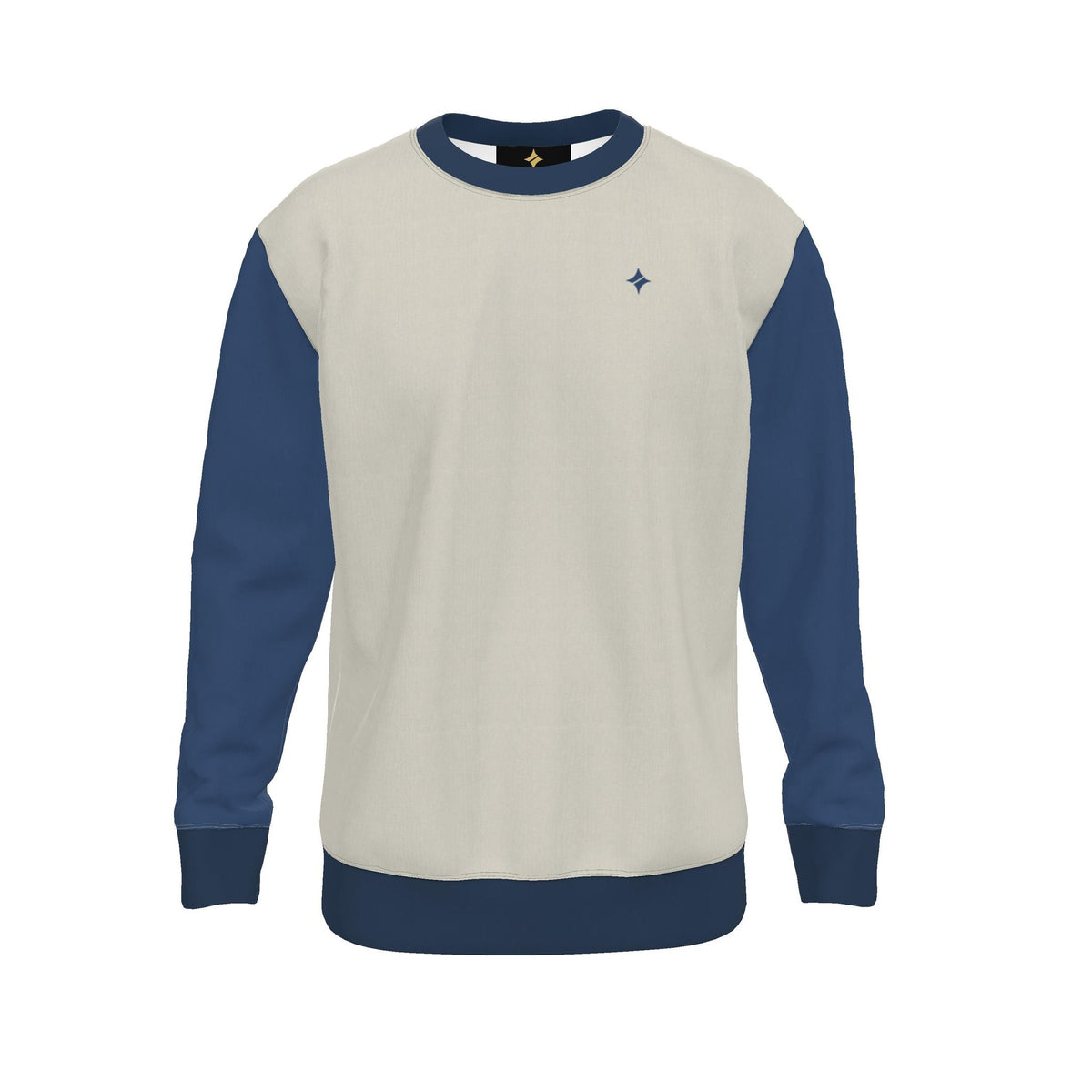 Pearl Cobalt Men's Luxury Nero Ponte Sweatshirt