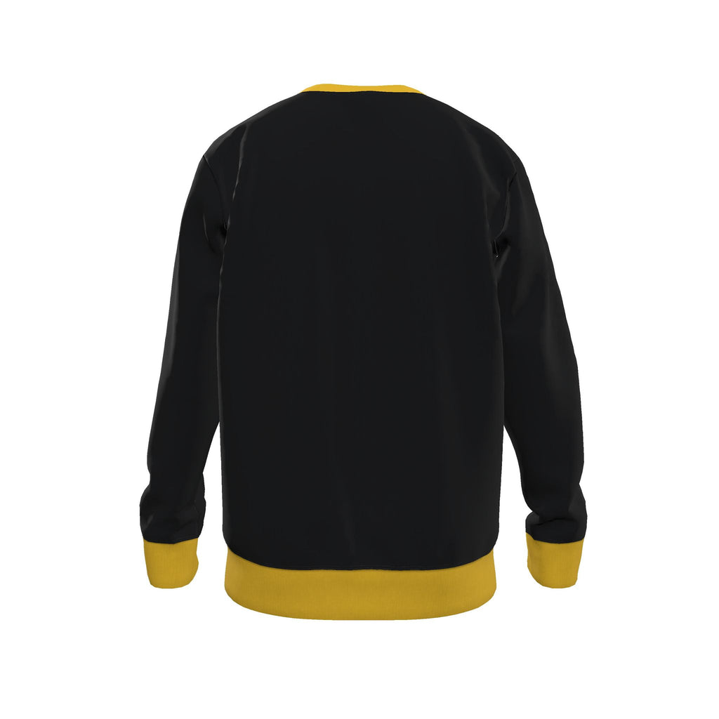 Onyx Saffron Men's Luxury Nero Ponte Sweatshirt