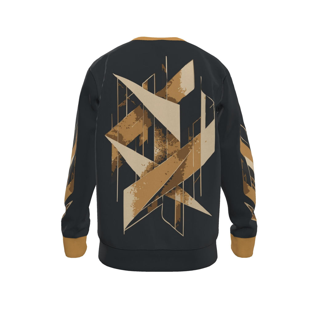 Graphite Burnished Amber Luxury Nero Ponte Sweatshirt | UNIKCOSA