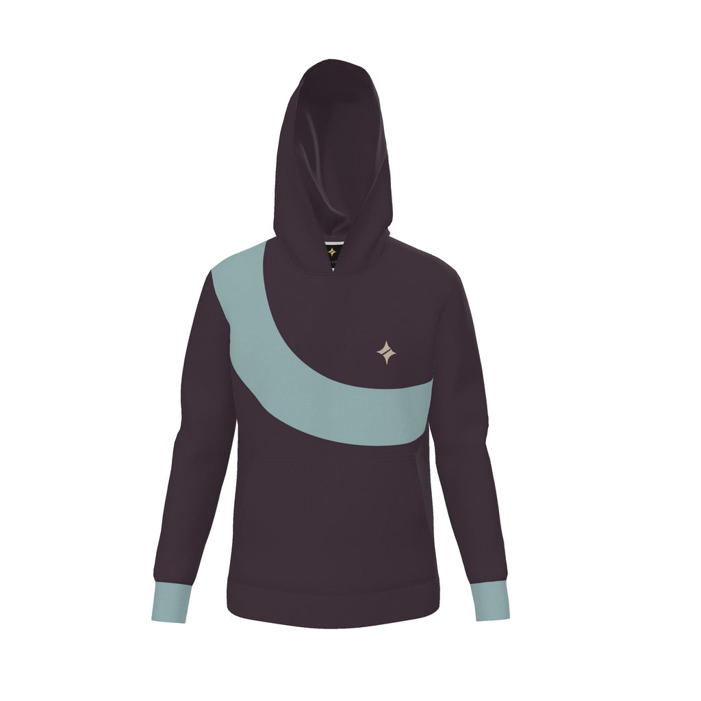 Raisin Iceberg Orbit Luxury Nero Ponte Hoodie