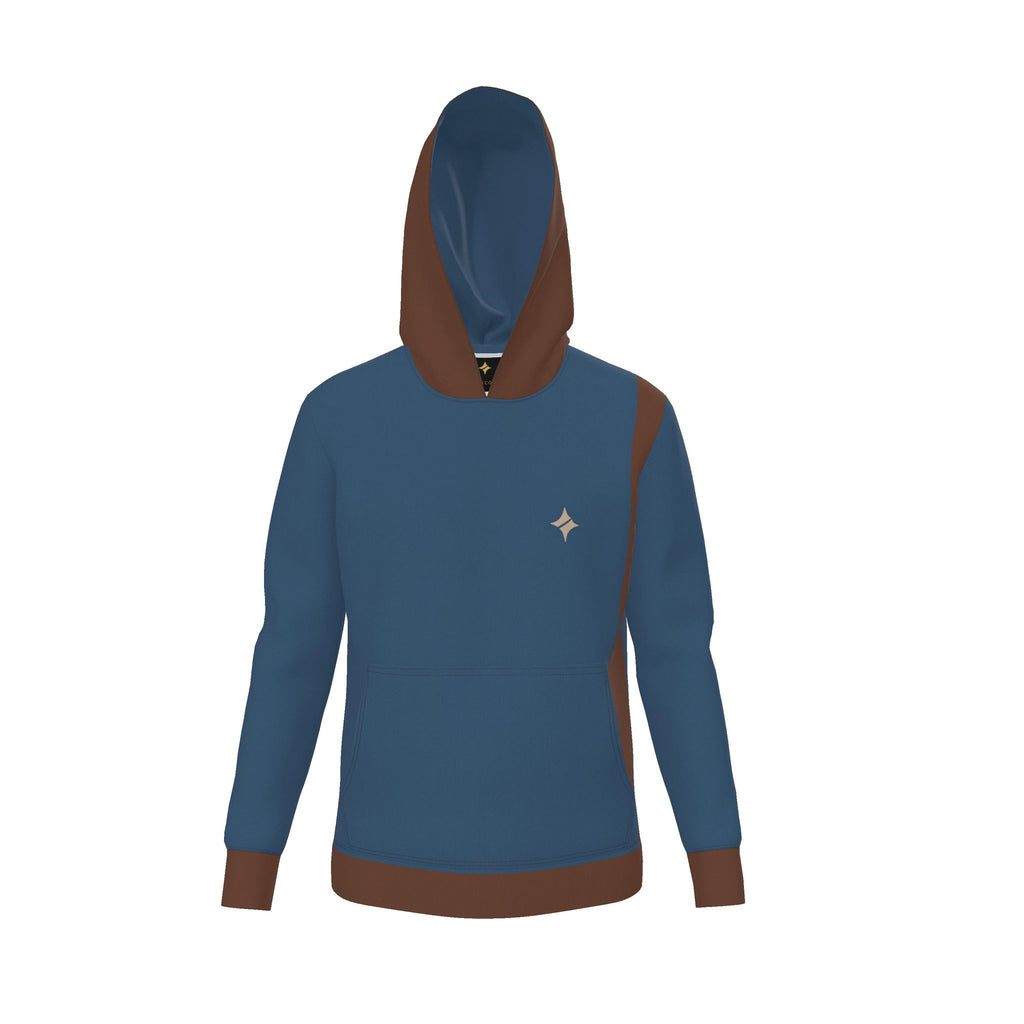 Denim Cocoa Portal Luxury Nero Ponte Hoodie