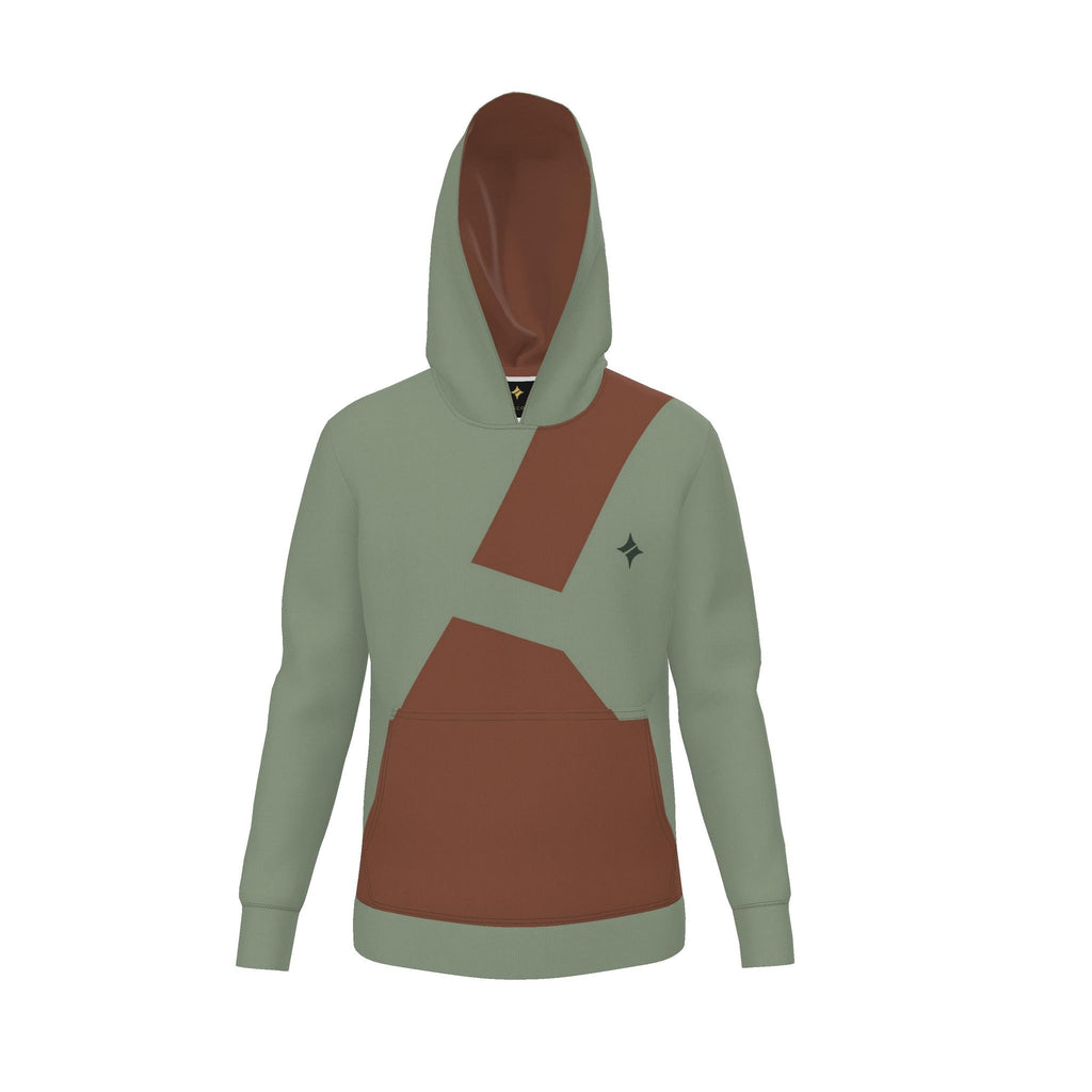Sage Auburn Hourglass Luxury Nero Ponte Hoodie