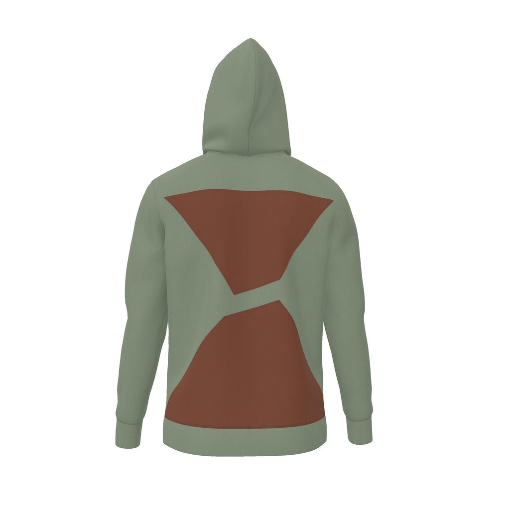 Sage Auburn Hourglass Luxury Nero Ponte Hoodie
