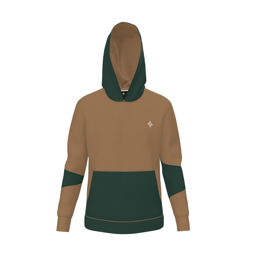 Caramel Pine Keystone Luxury Nero Ponte Hoodie