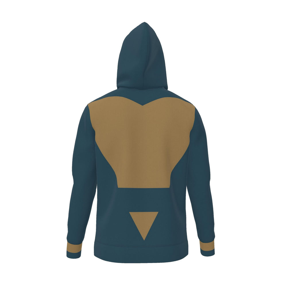 Marine Bronze Tension Luxury Nero Ponte Hoodie