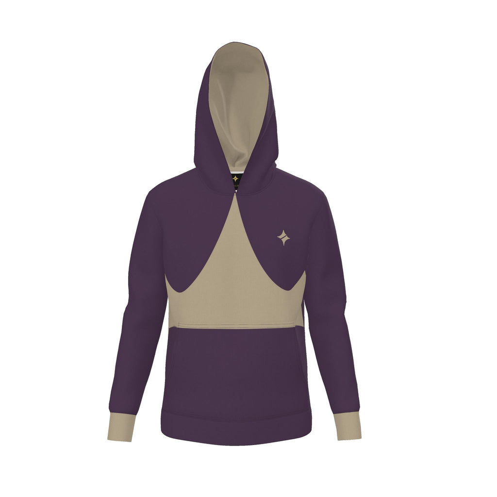 Aubergine Sand Crownline Luxury Nero Ponte Hoodie