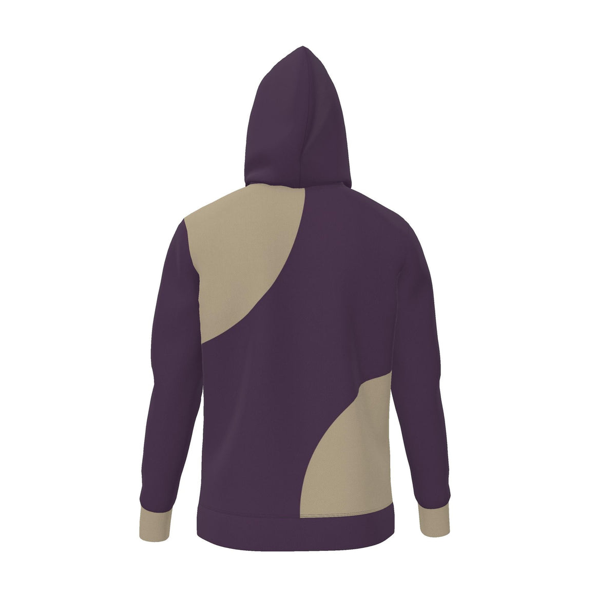 Aubergine Sand Crownline Luxury Nero Ponte Hoodie