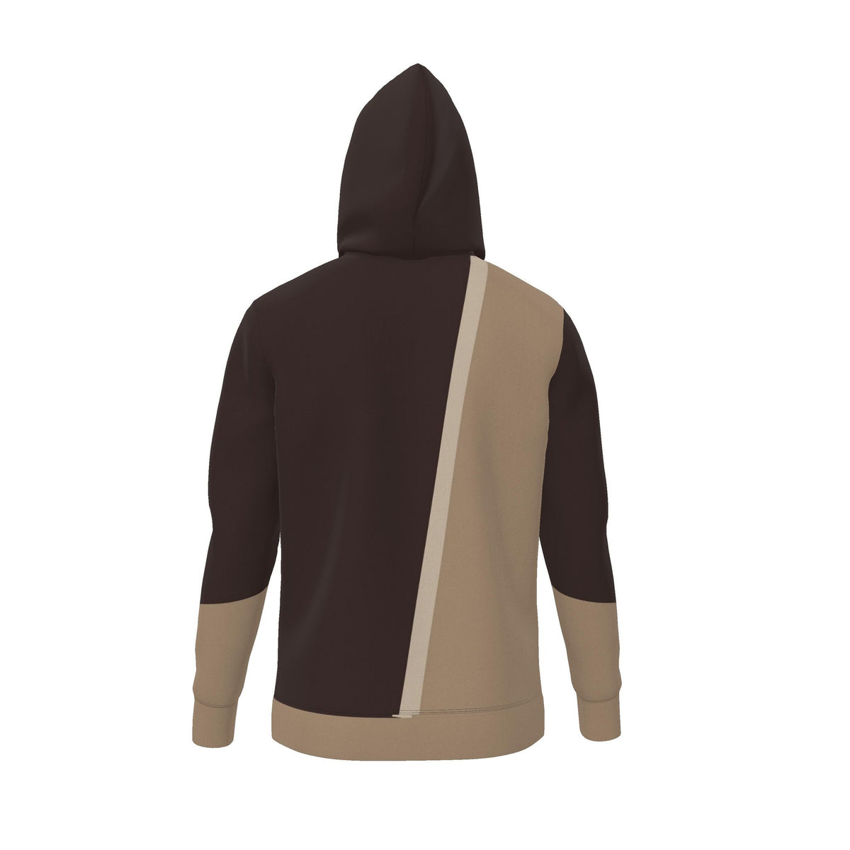 Espresso Sand Oblique Luxury Nero Ponte Hoodie