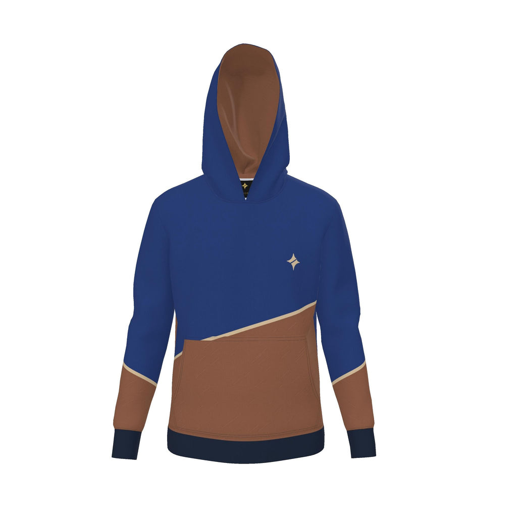 Cobalt Clay Arc Luxury Nero Ponte Hoodie