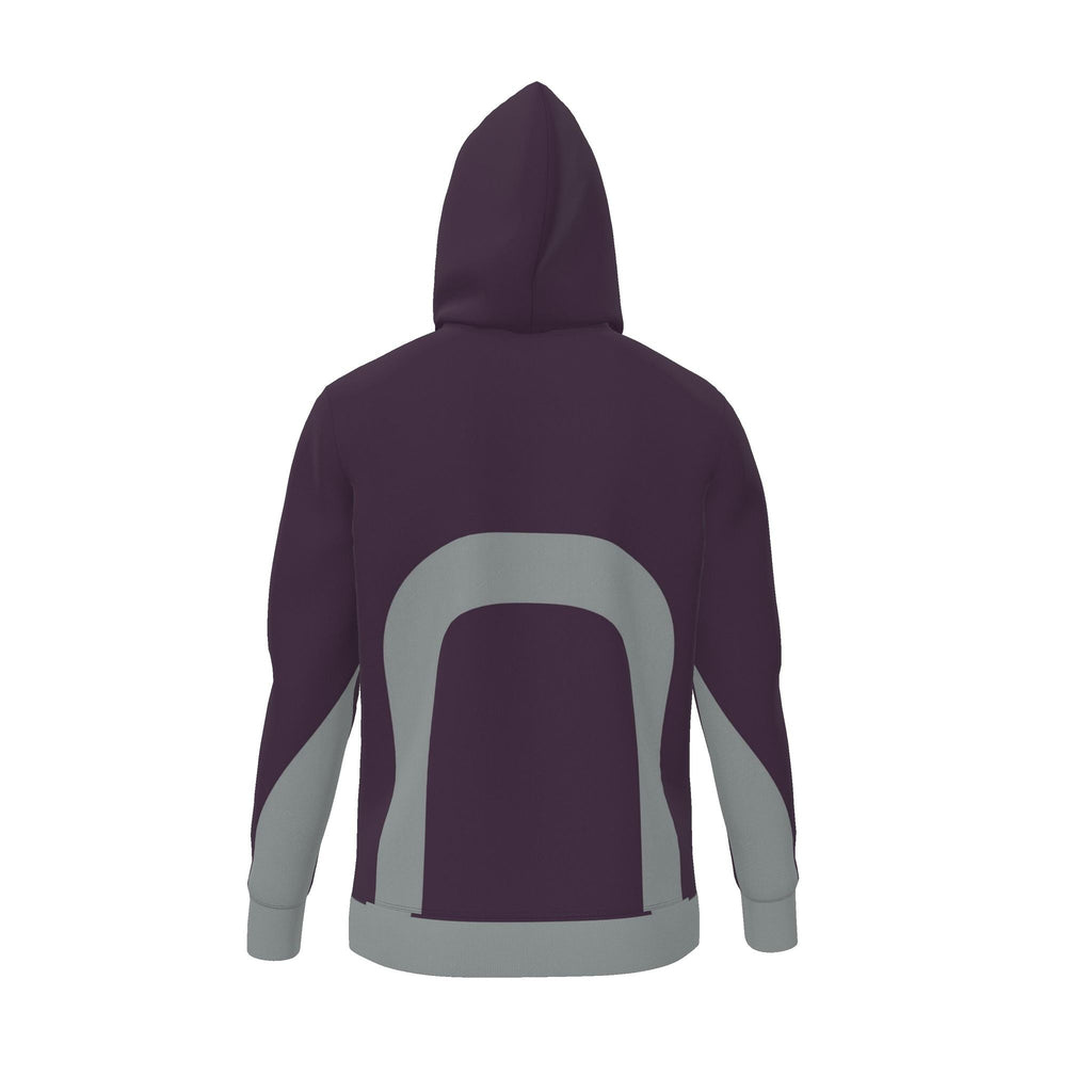 Aubergine Pewter Vault Luxury Nero Ponte Hoodie