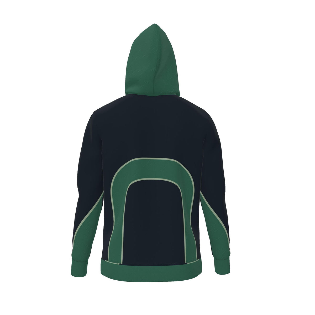Ink Malachite Vault Luxury Nero Ponte Hoodie