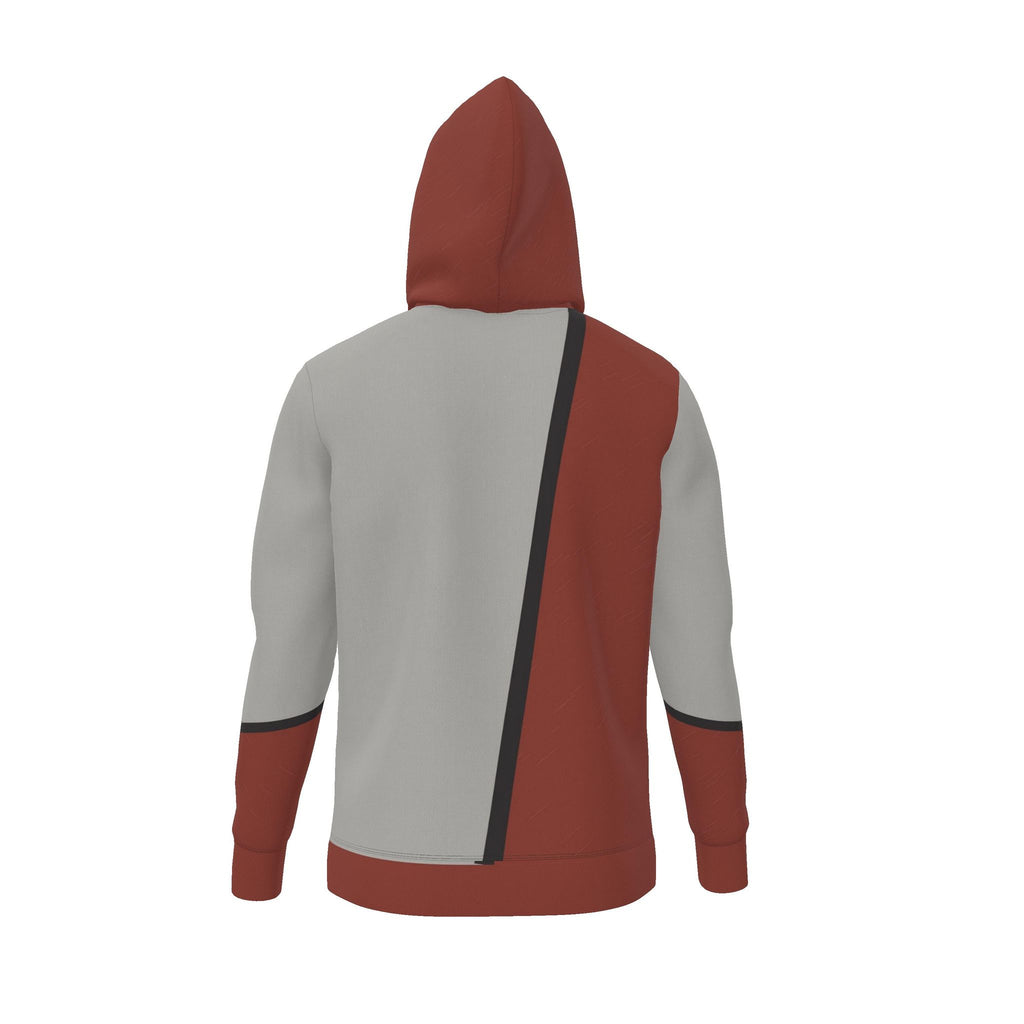 Dove Paprika Oblique Luxury Nero Ponte Hoodie