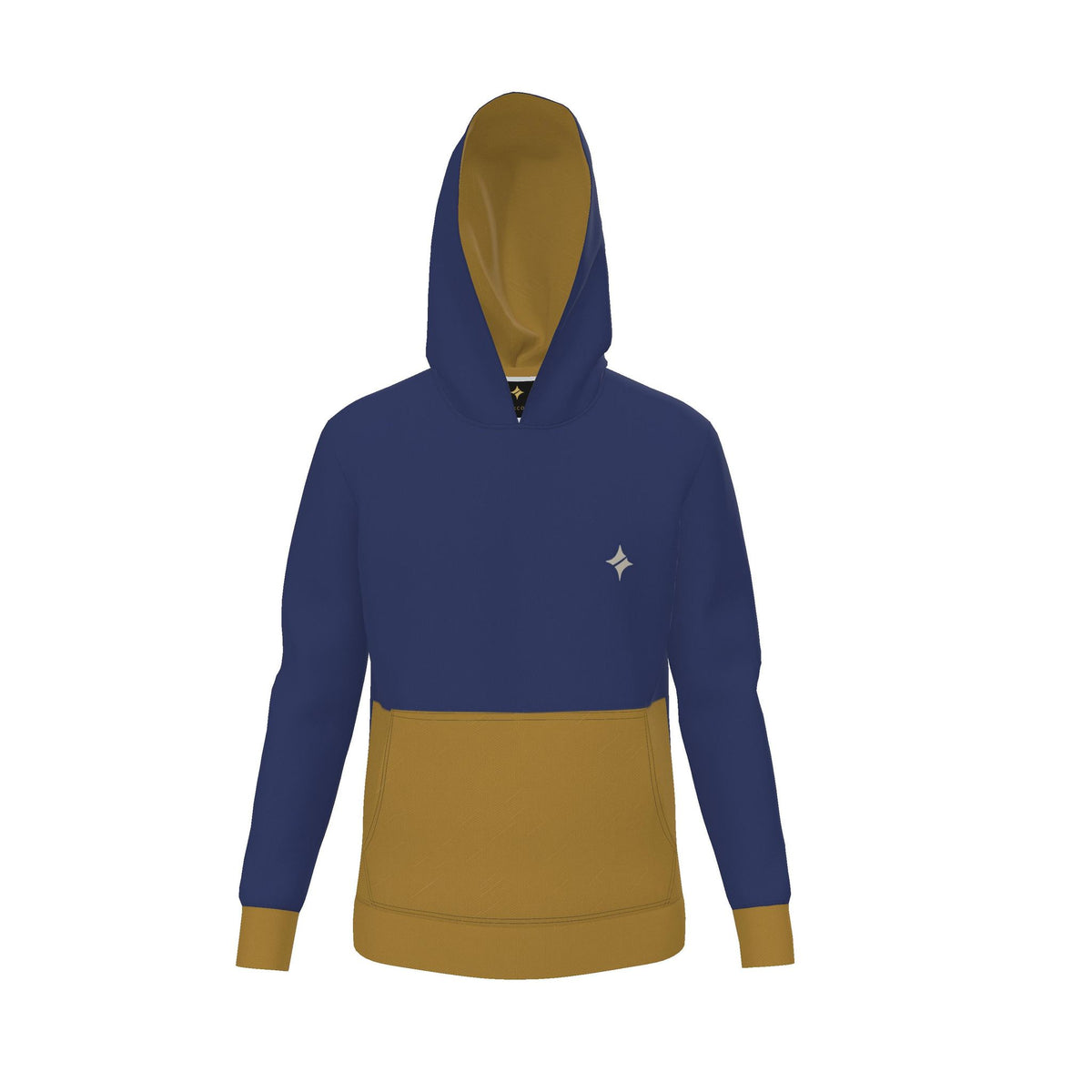 Indigo Ochre Vault Luxury Nero Ponte Hoodie