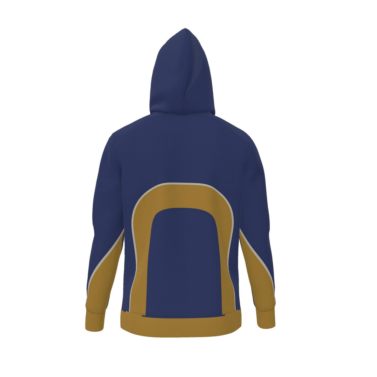 Indigo Ochre Vault Luxury Nero Ponte Hoodie