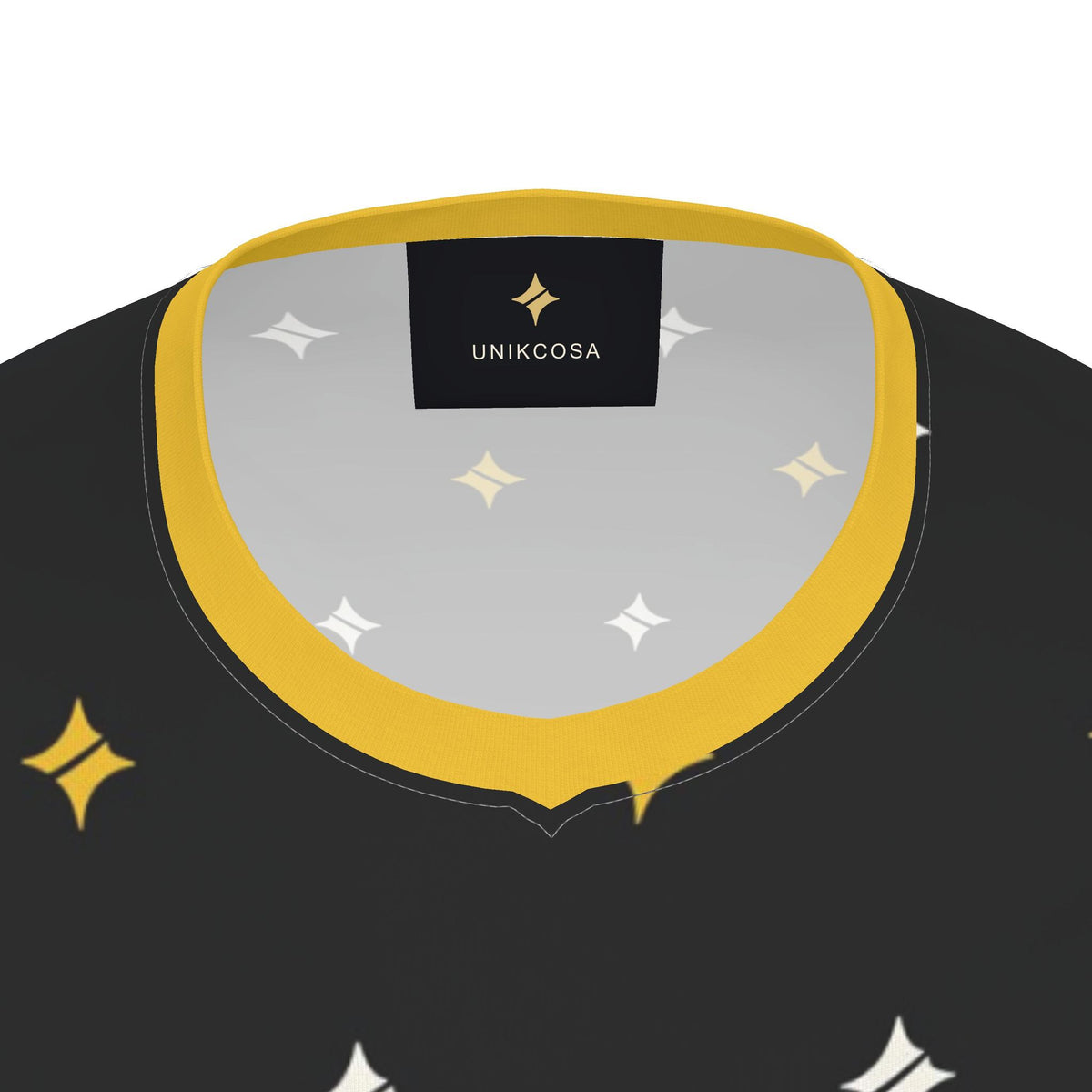 Black Marigold Luxury V-Neck Cotton T-Shirt