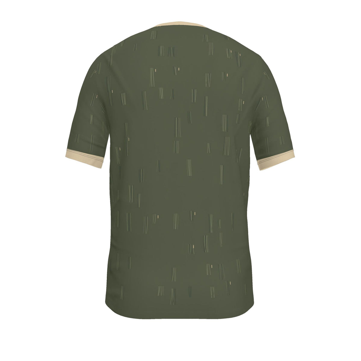 Olive Travertine Luxury V-Neck Cotton T-Shirt