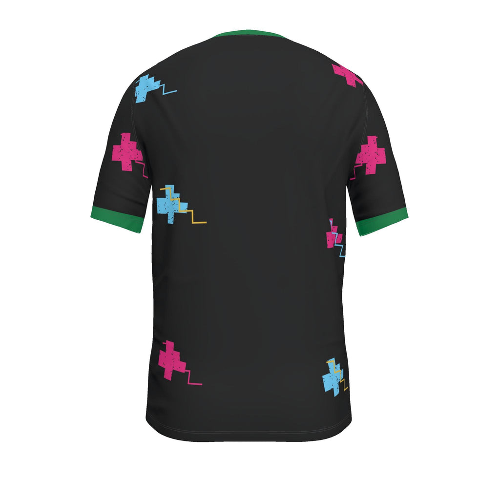 Chromatic Onyx Luxury V-Neck Cotton T-Shirt