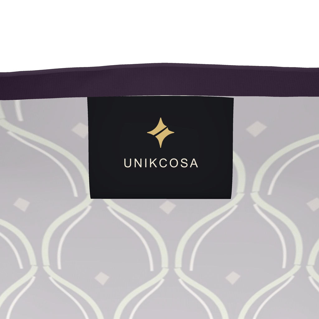 Aubergine Pistachio Arcade Luxury V-Neck Cotton T-Shirt