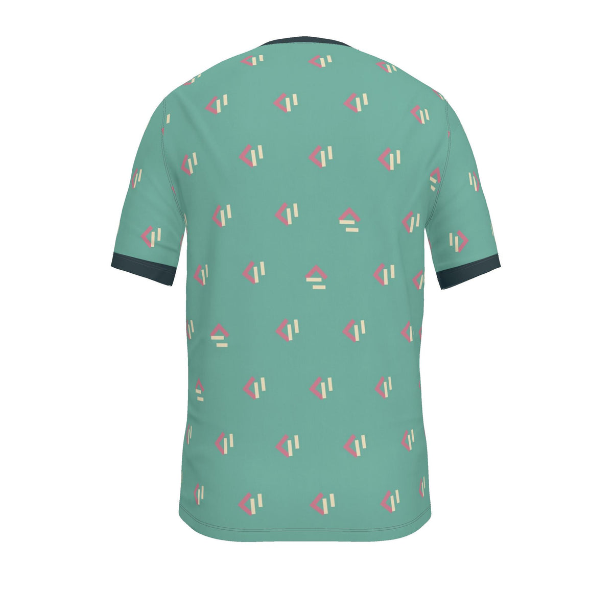 Jade Rose Quartz Tempo Luxury V-Neck Cotton T-Shirt