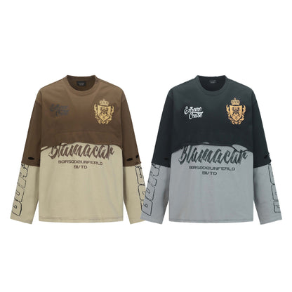 UNIKCOSA LuxeEase Unisex Letter Print Crew Sweatshirt 💫