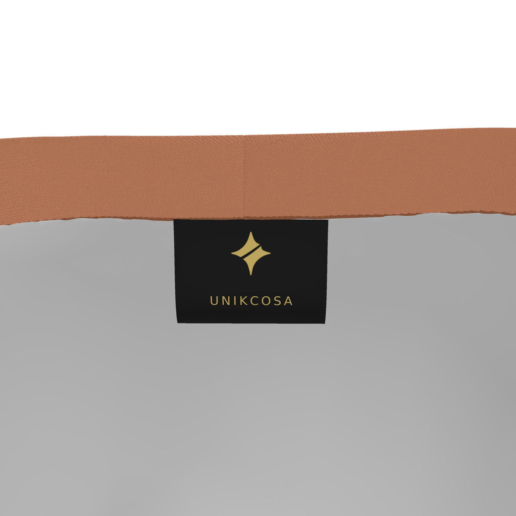 UNIKCOSA Forest Clay Frame men's Ponte Jersey shorts in forest green, clay orange and ivory — original garment preview 6