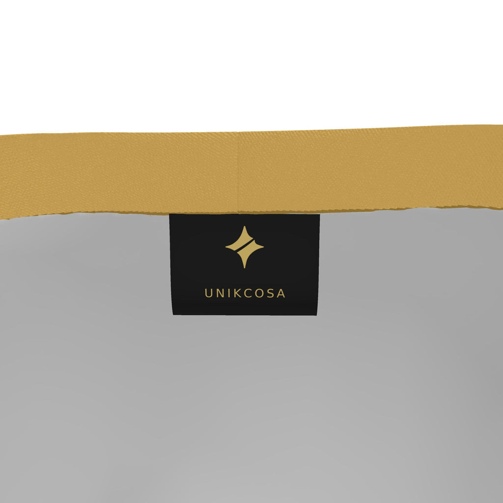 UNIKCOSA Midnight Saffron Frame men's Ponte Jersey shorts in midnight navy, saffron and stone grey — original garment preview 6