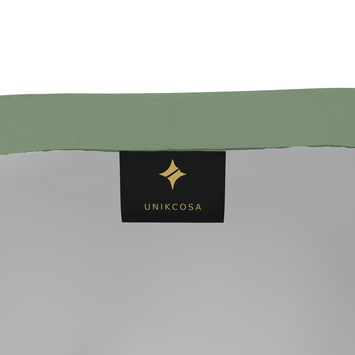 UNIKCOSA Graphite Sage Stream men's Ponte Jersey shorts in graphite grey, sage green and ivory — original garment preview 6