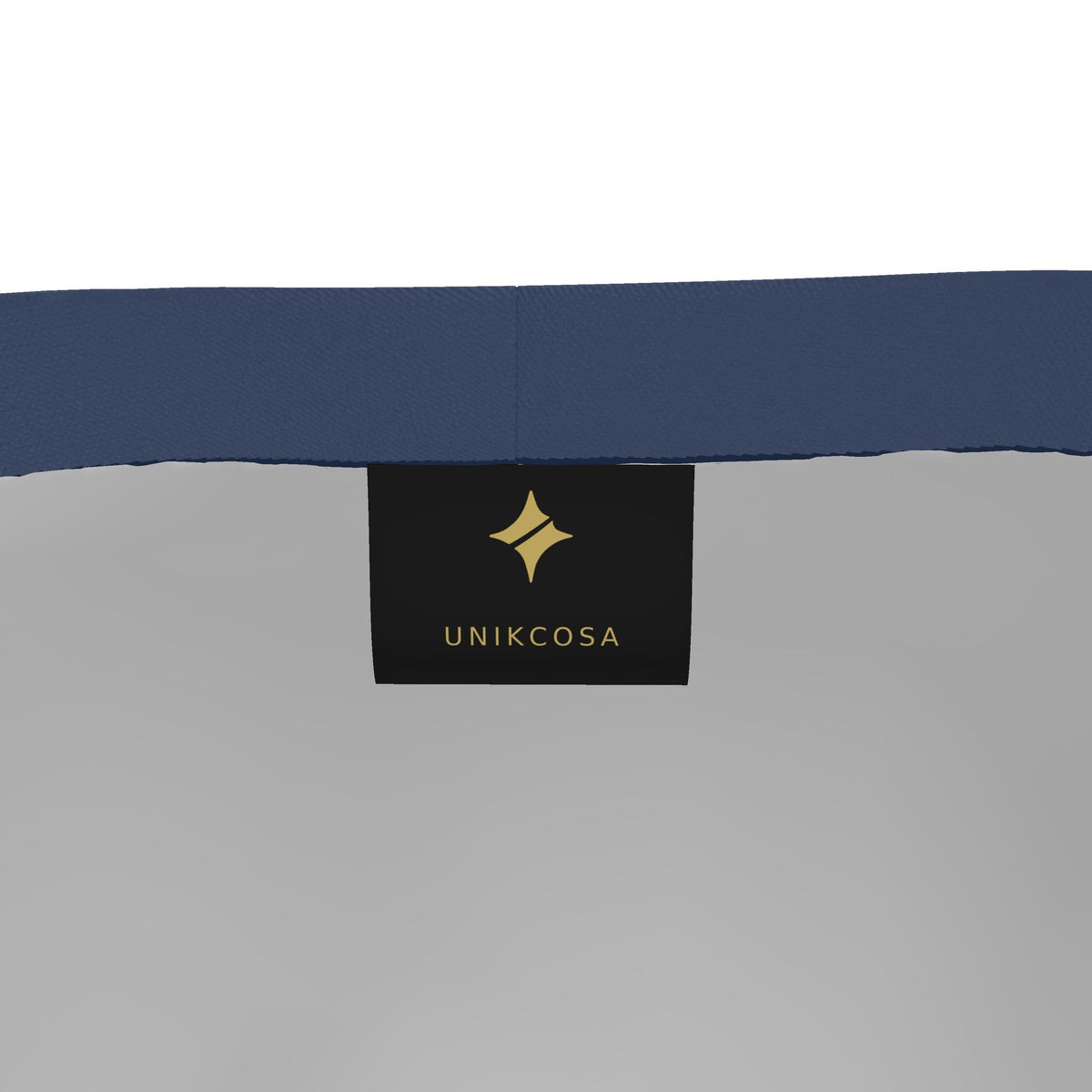 UNIKCOSA Terracotta Indigo Arc men's Ponte Jersey shorts in terracotta, indigo and ivory — original garment preview 6