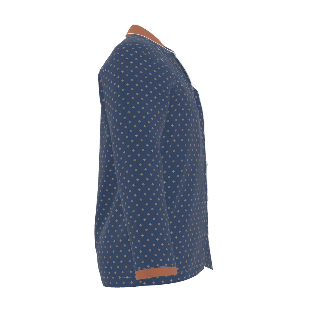 Midnight Dhaka Luxury Pajama Shirt — original supplier side view