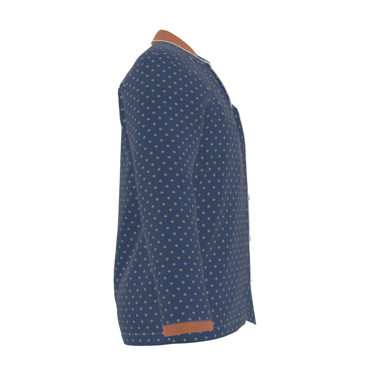 Midnight Dhaka Luxury Pajama Shirt — original supplier side view